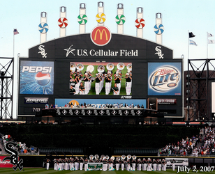 2007 Band performs at a White Sox game
